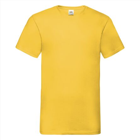 FOTL Valueweight V-Neck T, Sunflower, S