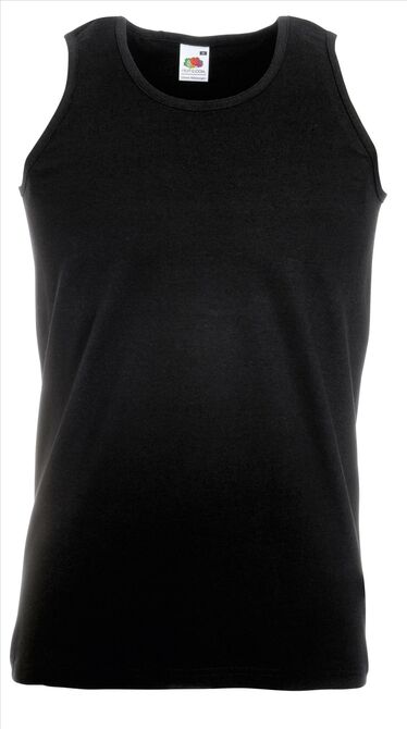 FOTL Valueweight Athletic Vest, Black, S