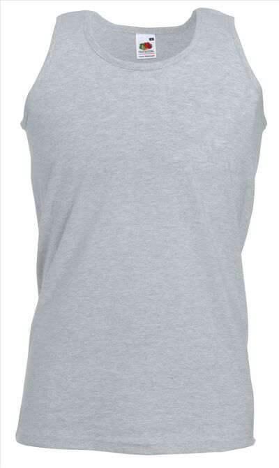 FOTL Valueweight Athletic Vest, Heather Grey, S