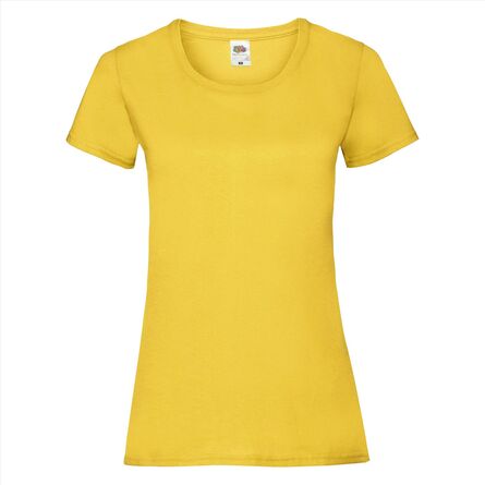 FOTL Lady-Fit Valueweight T, Sunflower, XS