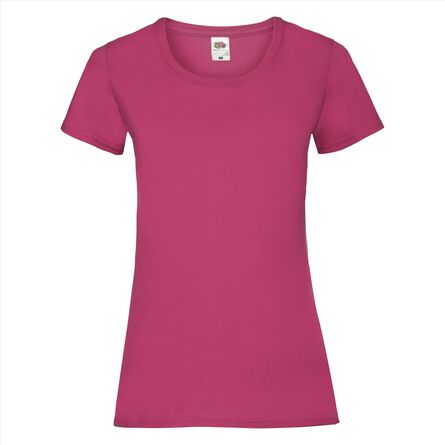 FOTL Lady-Fit Valueweight T, Fuchsia, XS