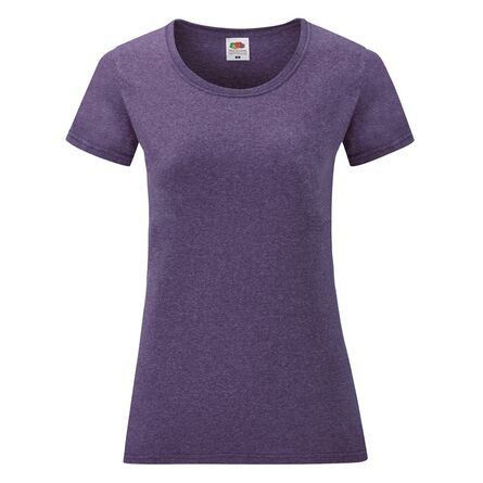 FOTL Lady-Fit Valueweight T, Heather Purple, XS