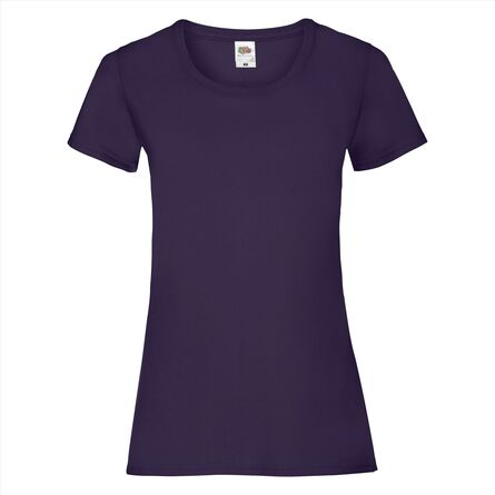 FOTL Lady-Fit Valueweight T, Purple, XS