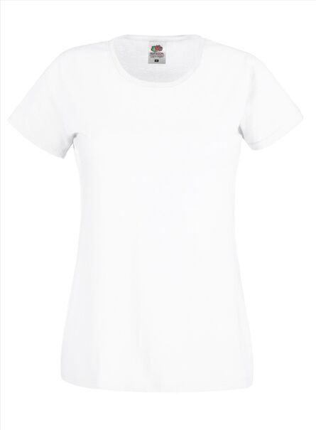 FOTL Lady-Fit Original T, White, XS