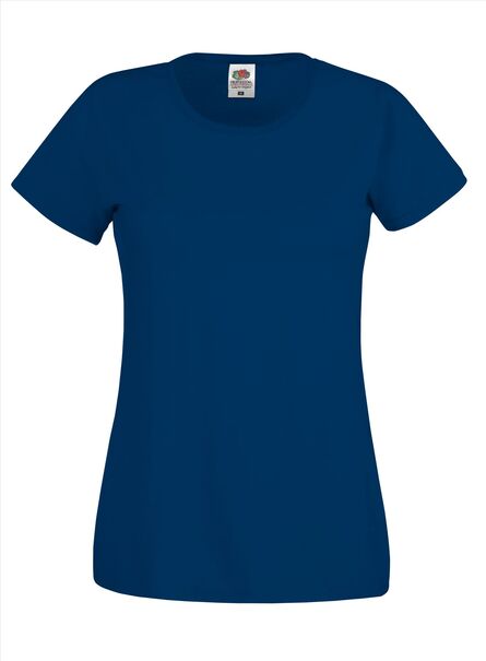 FOTL Lady-Fit Original T, Navy, XS