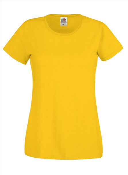 FOTL Lady-Fit Original T, Sunflower, XS