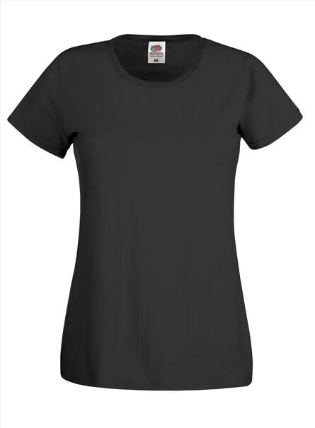 FOTL Lady-Fit Original T, Black, XS