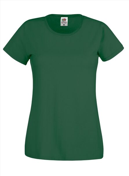 FOTL Lady-Fit Original T, Bottle Green, XS