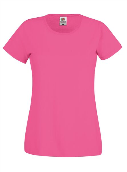 FOTL Lady-Fit Original T, Fuchsia, XS