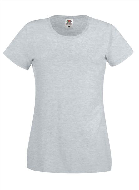 FOTL Lady-Fit Original T, Heather Grey, XS