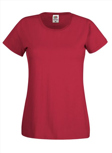 FOTL Lady-Fit Original T, Brick Red, XS