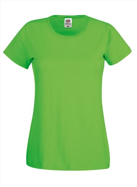 FOTL Lady-Fit Original T, Lime, XS