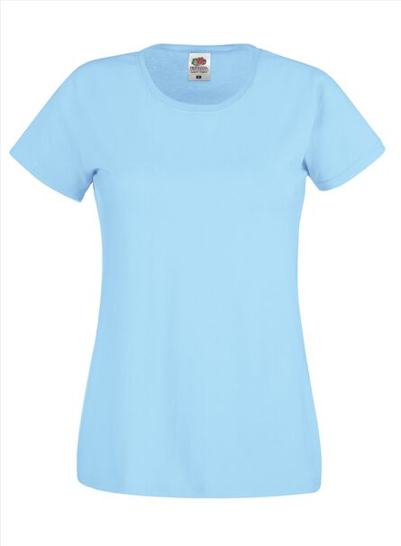 FOTL Lady-Fit Original T, Sky Blue, XS