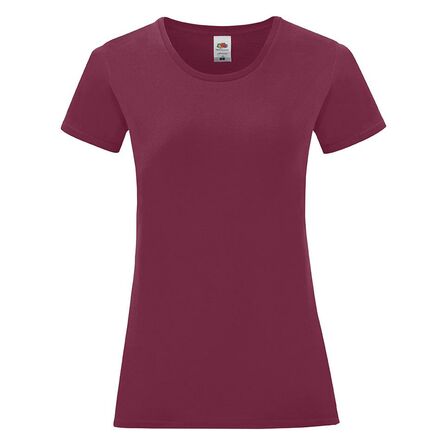 FOTL Lady Iconic T, Burgundy, XS