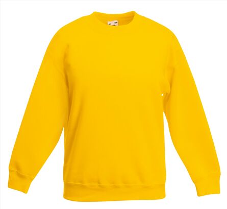 FOTL Kids Premium Set-In Sweat, Sunflower, 3-4jr