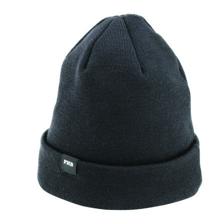 FHB WENDELIN Gebreide Muts Merinowolle | zwart | One Size