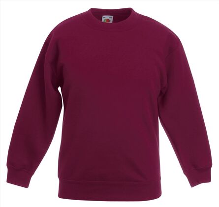 FOTL Kids Premium Set-In Sweat, Burgundy, 3-4jr