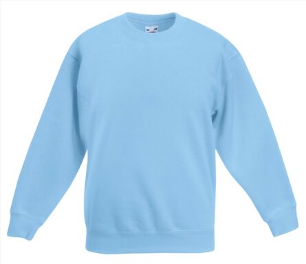 FOTL Kids Premium Set-In Sweat, Sky Blue, 3-4jr