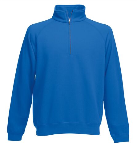 FOTL Premium Zip-Neck Sweat, Royal Blue, S