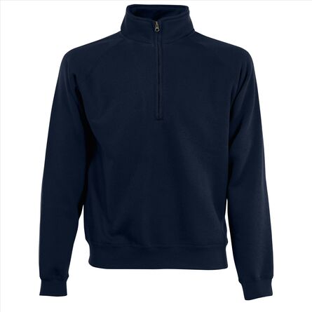 FOTL Premium Zip-Neck Sweat, Deep Navy, S