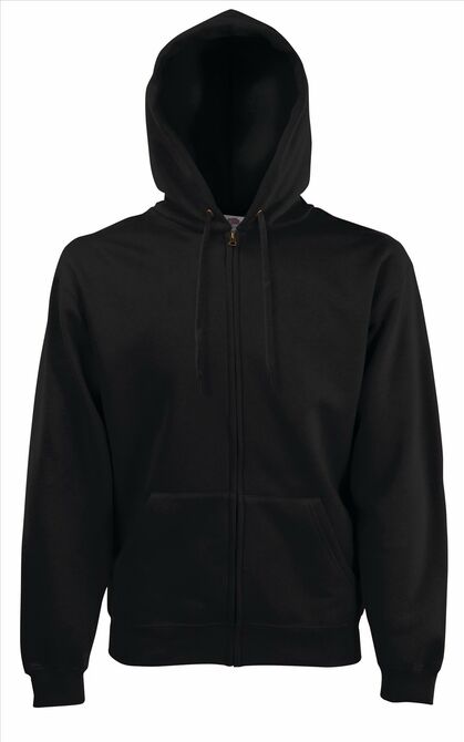 FOTL Premium Hooded Sweat Jacket, Black, S