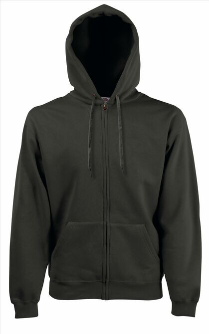 FOTL Premium Hooded Sweat Jacket, Charcoal, S