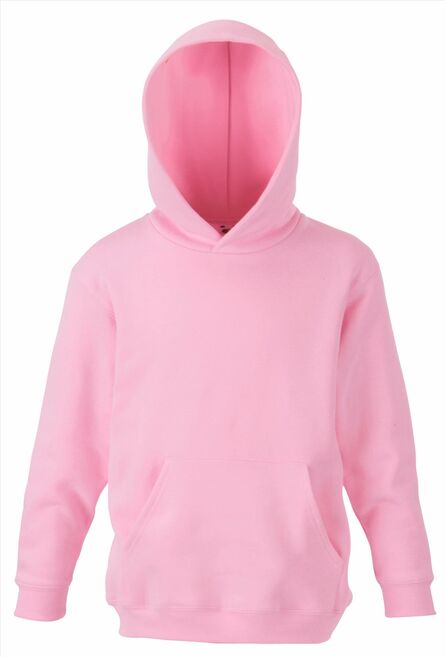 FOTL Kids Premium Hooded Sweat, Light Pink, 5-6jr