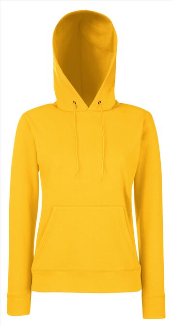 FOTL Lady-Fit Classic Hooded Sweat, Sunflower, XS