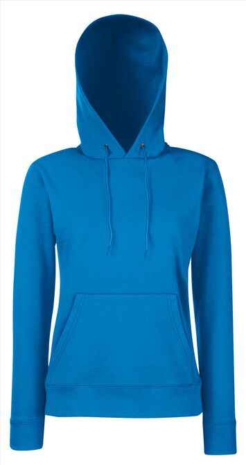 FOTL Lady-Fit Classic Hooded Sweat, Royal Blue, XS