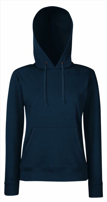 FOTL Lady-Fit Classic Hooded Sweat, Deep Navy, XS