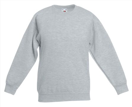 FOTL Kids Classic Set-In Sweat, Heather Grey, 3-4jr