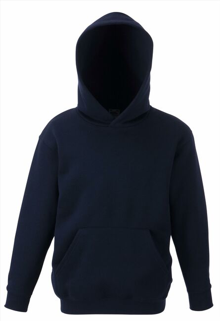FOTL Kids Classic Hooded Sweat, Deep Navy, 5-6jr
