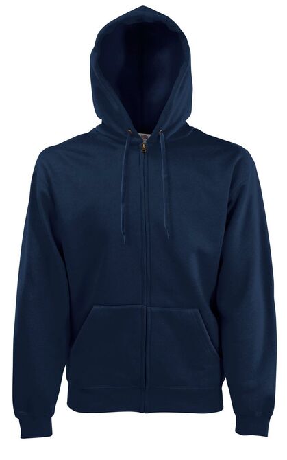 FOTL Classic Hooded Sweat Jacket, Deep Navy, S
