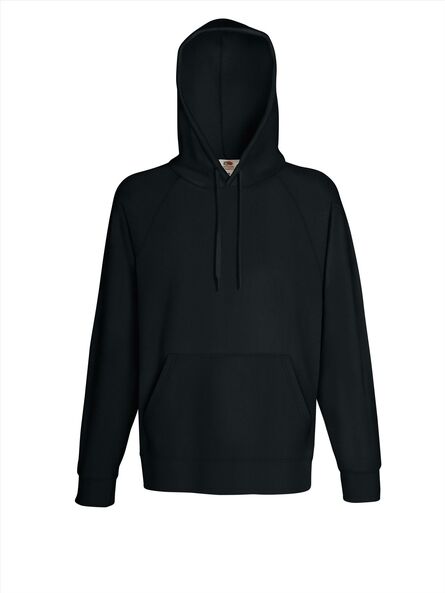 FOTL Lightweight Hooded Sweat, Black, S