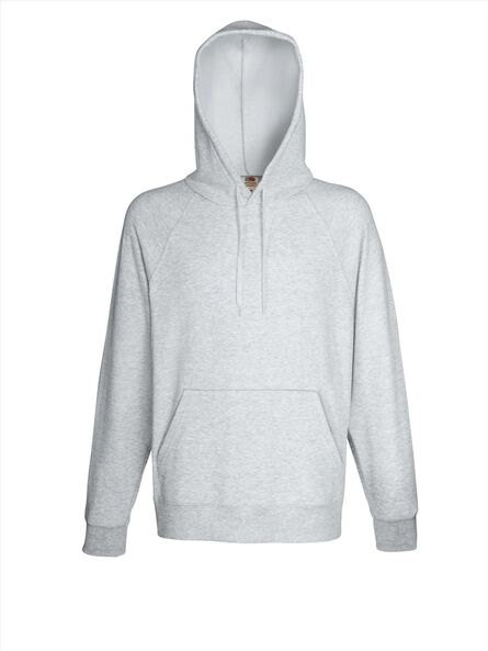 FOTL Lightweight Hooded Sweat, Heather Grey, S