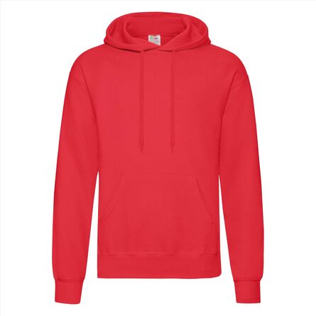 FOTL Classic Hooded Sweat, Red, S