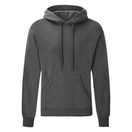 FOTL Classic Hooded Sweat, Dark Heather Grey, S