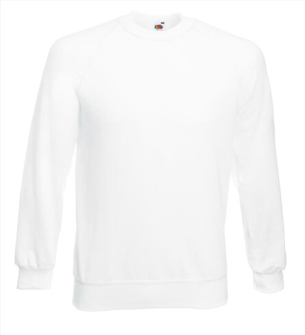FOTL Classic Raglan Sweat, White, S