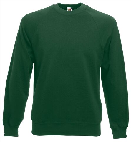 FOTL Classic Raglan Sweat, Bottle Green, S