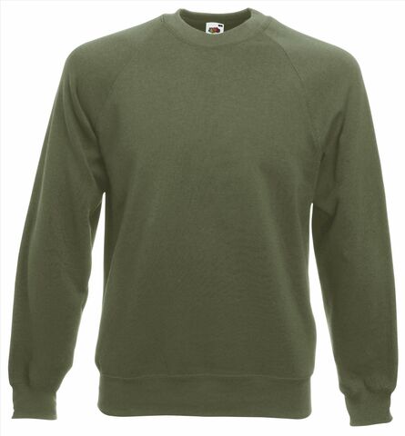 FOTL Classic Raglan Sweat, Classic Olive, S