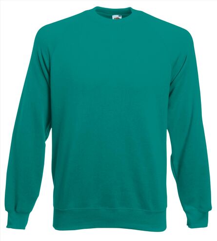 FOTL Classic Raglan Sweat, Emerald, S