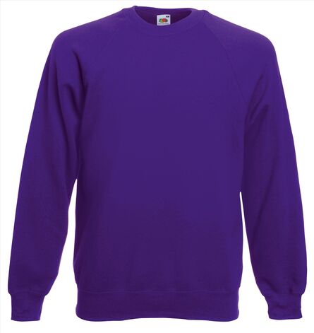 FOTL Classic Raglan Sweat, Purple, S