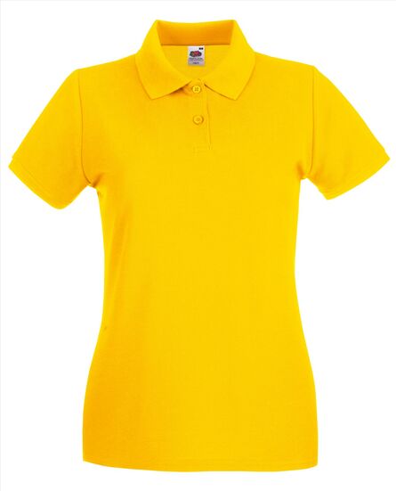 FOTL Lady-Fit Premium Polo, Sunflower, XS