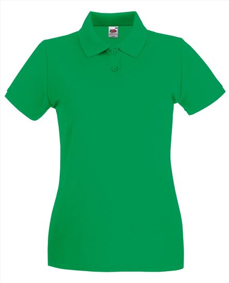 FOTL Lady-Fit Premium Polo, Kelly Green, XS