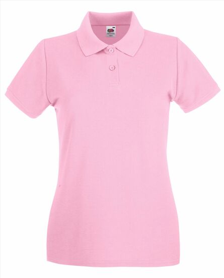 FOTL Lady-Fit Premium Polo, Light Pink, XS