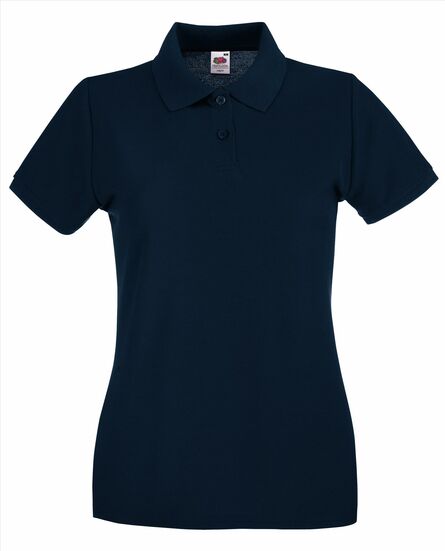 FOTL Lady-Fit Premium Polo, Deep Navy, XS