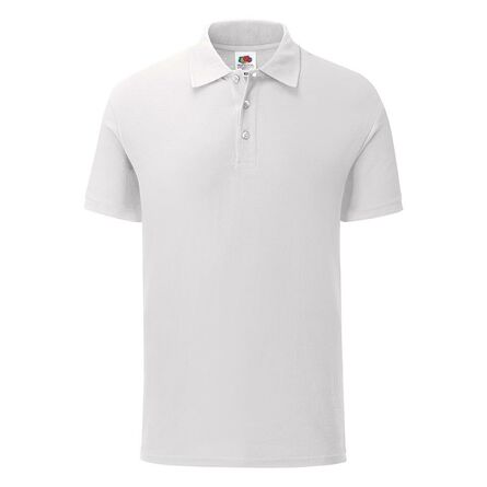 FOTL 65/35 Tailored Fit Polo, White, S