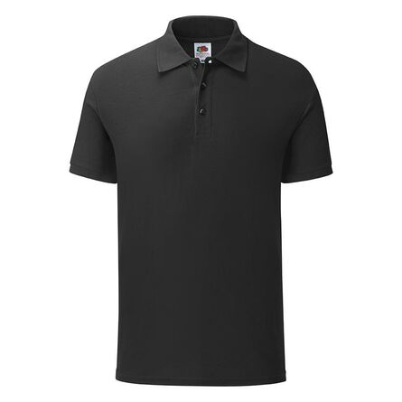 FOTL 65/35 Tailored Fit Polo, Black, S