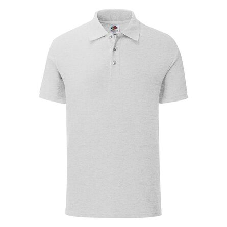 FOTL 65/35 Tailored Fit Polo, Heather Grey, S