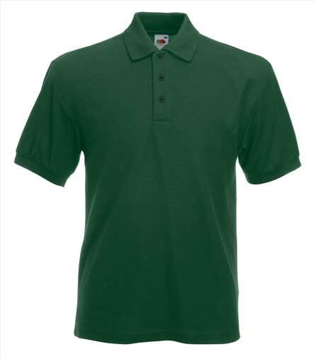 FOTL Heavy 65/35 Polo, Bottle Green, S